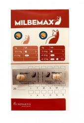 Elanco Milbemax Cat 4 10 mg ( 2 kg), 2 tablete