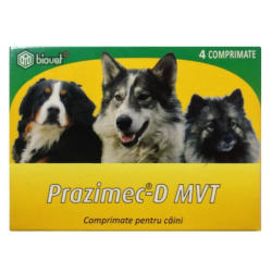 BIOVET Prazimec-D MVT, 4 comprimate