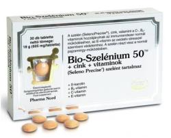 Pharma Nord Bio-Szelénium 50+Cink+Vitaminok tabletta 30 db