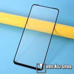 SAMSUNG Galaxy M11, Galaxy A11, Üvegfólia, 9H, 0, 33mmm, Full glue, Full cover, Fekete