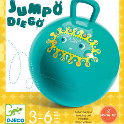 DJECO Ugráló labda (45 cm) - mozgásfejlesztő játék - Djeco (DJ00181)