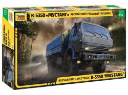 Zvezda Kit model militar 3697 - camion rusesc cu trei axe K-5350 "MUSTANG" (1: 35) (32-3697)