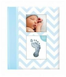 Pearhead - Caietul bebelusului cu amprenta cerneala blue (PHP62201) - babyneeds