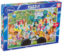 Educa Puzzle Educa din 1000 de piese - Lumea minunata Disney (EDU16297) Puzzle