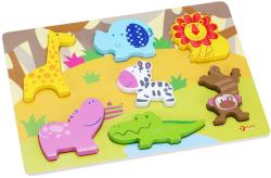 Classic World Puzzle din lemn Classic World - 3D cu animale (3551)
