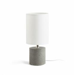 Rendl light studio CAMINO asztali lámpa búrával fehér cement 230V E27 28W