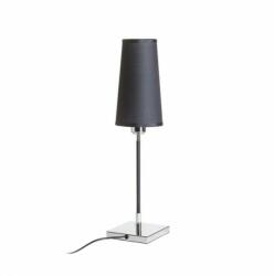 Rendl light studio LULU asztali lámpa fekete króm 230V E27 28W