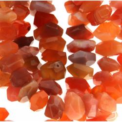 Margele Agata Sardonix Nugget Fatetata 7-9 x 15 mm