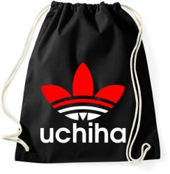 printfashion Uchiha (Adidas logo) - Sportzsák, Tornazsák - Fekete (2698410)