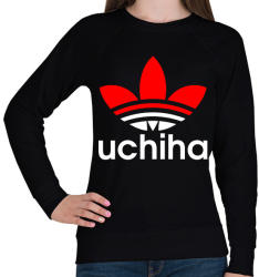 printfashion Uchiha (Adidas logo) - Női pulóver - Fekete (2698368)