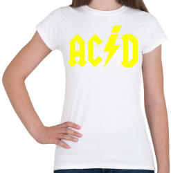 printfashion ACID - Női póló - Fehér (2701398)