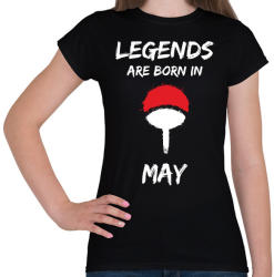 printfashion Naruto szülinap - Május - Női póló - Fekete (2700444)