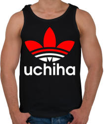 printfashion Uchiha (Adidas logo) - Férfi atléta - Fekete (2698291)