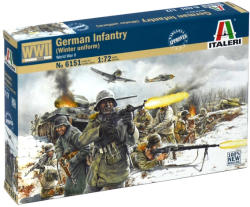 Italeri Figurine kit de model 6151 - Războiul II - INFANTRIA GERMANĂ  (uniformă de iarnă) (1: 72) (33-6151) (Macheta) - Preturi