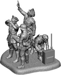 Zvezda Figurine Wargames (WWII) 6133 - sediul german (1: 72) (32-6133)