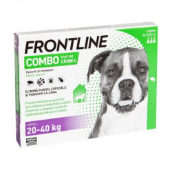 Merial Frontline Combo L (20-40 kg) - 3 Pipete Antiparazitare