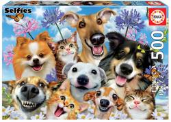 Educa Puzzle Educa din 500 de piese - Selfie zambitor (EDU17983) Puzzle