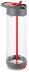 EVERESTUS Sticla sport 750 ml cu suport incorporat pentru smartphone, Everestus, SB05, tritan, rosu, saculet de calatorie inclus (EVE07-94628-105)