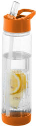 EVERESTUS Sticla apa cu infuzor, 740 ml, fara BPA, Everestus, TF03, tritan, transparent alb, portocaliu (EVE06-10031406)
