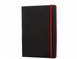 Everestus Agenda A5, 180 pagini, coperta moale cu elastic, Everestus, 9IA19252, Hartie, Poliuretan, Rosu (EVE08-P773-004)