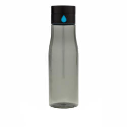 XD Connects Sticla de apa 600 ml, capac care monitorizeaza consumul de apa, XD, AA, tritan, pp, negru, breloc inclus (EVE08-P436-891)