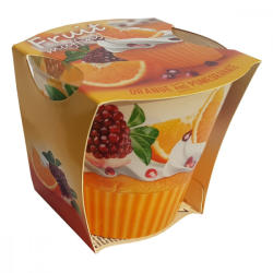 Alexer Lumanare Fruit Muffins Orange & Pomegranate, 115 gr (CDT-5901685045568-OP)