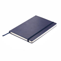 Everestus Agenda A5 cu coperta tare pu, 160 pagini cu liniatura, Everestus, HR, hartie, poliester, albastru (EVE08-P773-425)