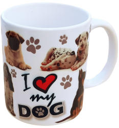 AleXer Cana ceramica I love my dog (CDT-ES-008)