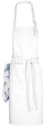 Everestus Sort de bucatarie ajustabil, Everestus, ZA, 90% poliester si 10% bumbac 180 g/m2, alb (EVE06-11271401)
