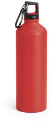 EVERESTUS Sticla sport 750 ml cu carabina, Everestus, SB28, aluminiu, rosu, saculet de calatorie inclus (EVE07-94633-105)