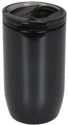 EVERESTUS Cana termoizolanta, perete dublu, 380 ml, pentru voiaj, Everestus, LM, otel inoxidabil, negru (EVE06-10054800)