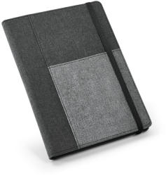 Everestus Carnetel cu coperta detasabila, 80 pagini, Everestus, PA, Textil poliester, gri (EVE07-93734-113)
