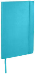 Everestus Agenda A5 cu pagini dictando, coperta moale cu elastic, Everestus, CC01, pu, albastru (EVE06-10683003)
