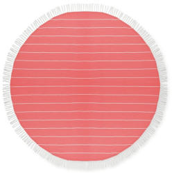 Everestus Prosop din bumbac rotund, diametru 150 cm, Everestus, PP10, rosu (EVE01-MO9512-05) Prosop