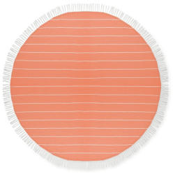 Everestus Prosop din bumbac rotund, diametru 150 cm, Everestus, PP9, portocaliu (EVE01-MO9512-10) Prosop