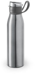 EVERESTUS Sticla sport de apa, 650 ml, Everestus, SB23, aluminiu, plastic, argintiu satinat (EVE07-94631-127)