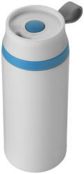 EVERESTUS Cana de calatorie 350 ml, perete dublu, Everestus, FW, otel inoxidabil exterior, plastic interior, alb, albastru (EVE06-10030800)