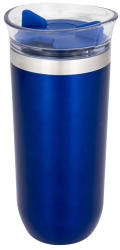 EVERESTUS Cana termoizolanta cu perete dublu, fara scurgeri, 470 ml, Everestus, TT, otel inoxidabil, albastru (EVE06-10053403)