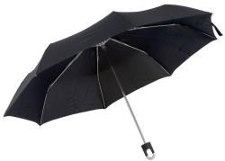Everestus Umbrela de buzunar 98 cm, maner cu agatatoare, negru, Everestus, UB35TT, aluminiu, fibra de sticla, poliester (EVE02-56-0101206)