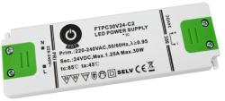 POS POWER FTPC30V24-C2 24V/1.25A 30W IP20 LED tápegység (FTPC30V24-C2) - bestbyte