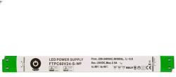 POS Power FTPC60V24-S-WP 24V/2.5A 60W IP66 vékony vízálló LED tápegység (FTPC60V24-S-WP) - bestbyte
