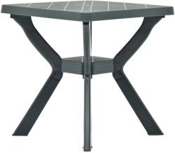 vidaXL Masă de bistro, verde, 70x70x72 cm, plastic (48800)
