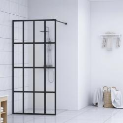vidaXL Paravan duș walk-in, 100x195 cm, sticlă securizată transparentă (145676)