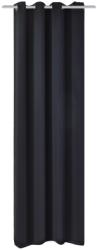 vidaXL Draperie opacă, ocheți metalici, 270 x 245 cm, negru (132203) - vidaxl