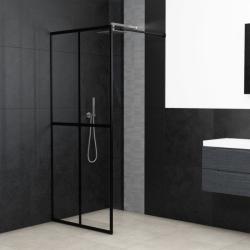 vidaXL Paravan duș walk-in, 100x195 cm, sticlă securizată transparentă (145681)