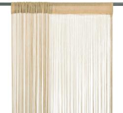 vidaXL Draperii cu franjuri, 2 buc. , 140 x 250 cm, bej (132405)