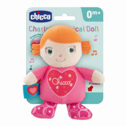 Chicco Charlotte baba zenélő plüss - Rózsaszín - babamanna