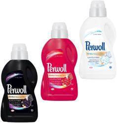 Perwoll Pachet promo 3 x Perwoll Detergent lichid, 990 ml, 18 spalari, Renew Black White Color
