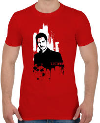 printfashion Lucifer - Férfi póló - Piros (2748923)