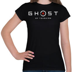 printfashion Ghost of Tsushima logo - Női póló - Fekete (2745474)